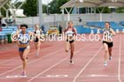 Womens under-20s 200 metres, Northern Championships, Sport City, Manchester. Photo: David T. Hewitson/Sports for All Pics